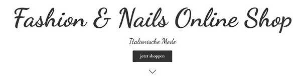 Onlineshop Fashion and Nails Wien